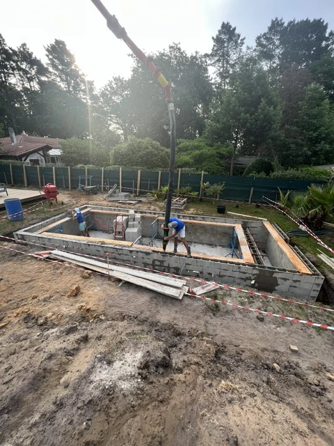 Coulage Piscine - Seignosse