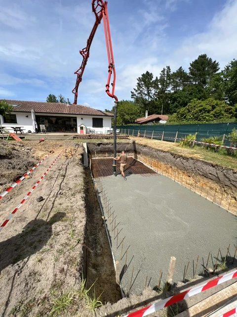 Coulage Piscine - Seignosse