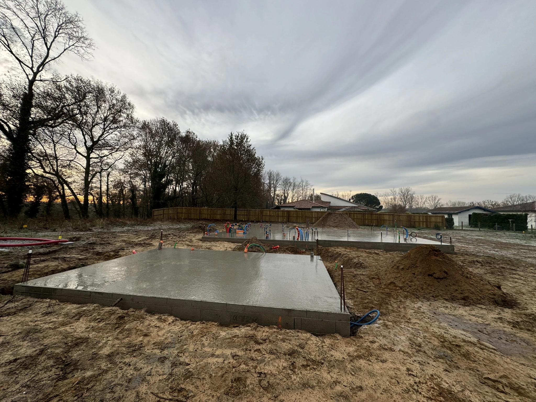 Dalle en béton armé - St Geours de Maremne
