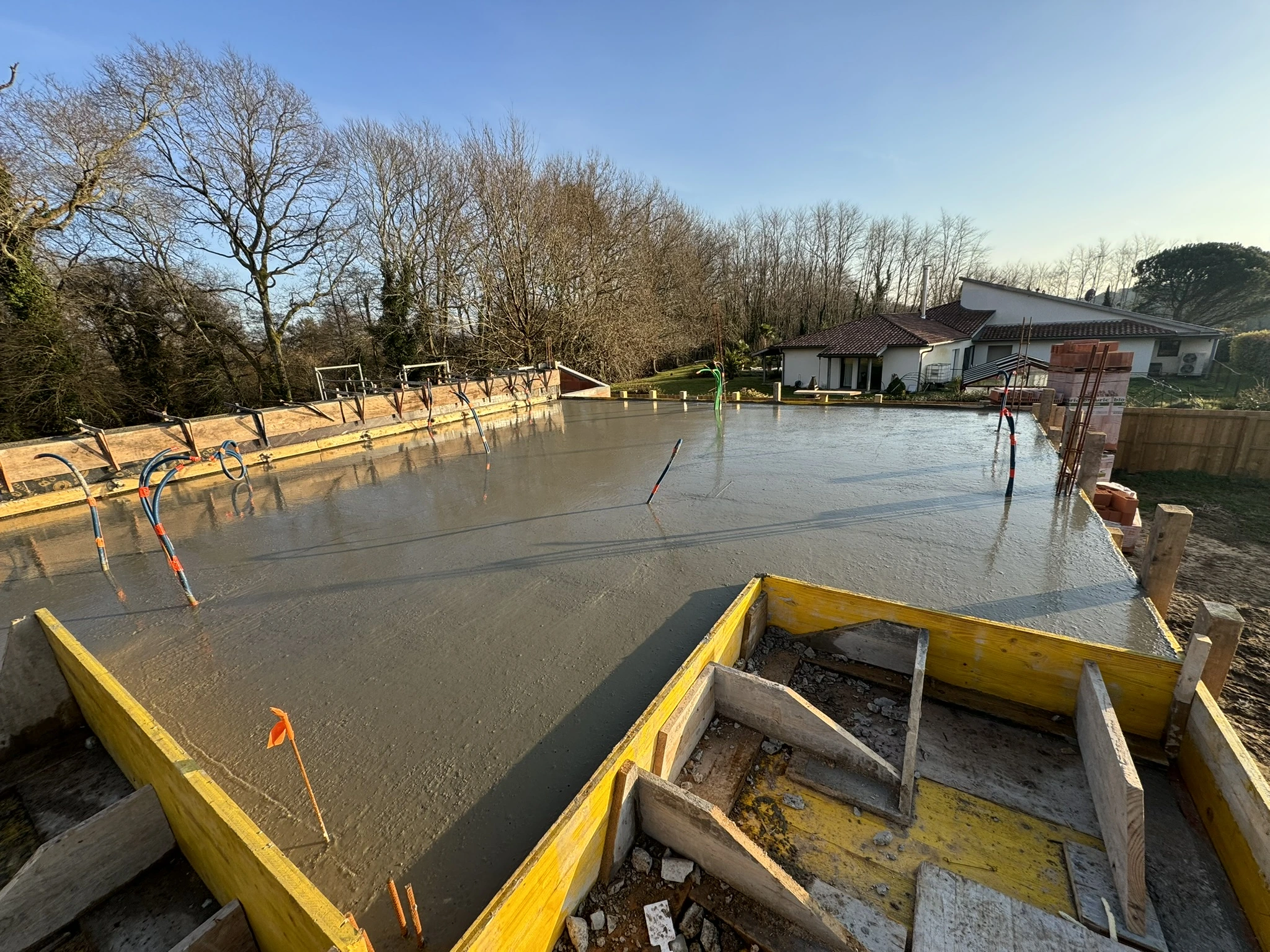 Dalle en béton armé - St Geours de Maremne