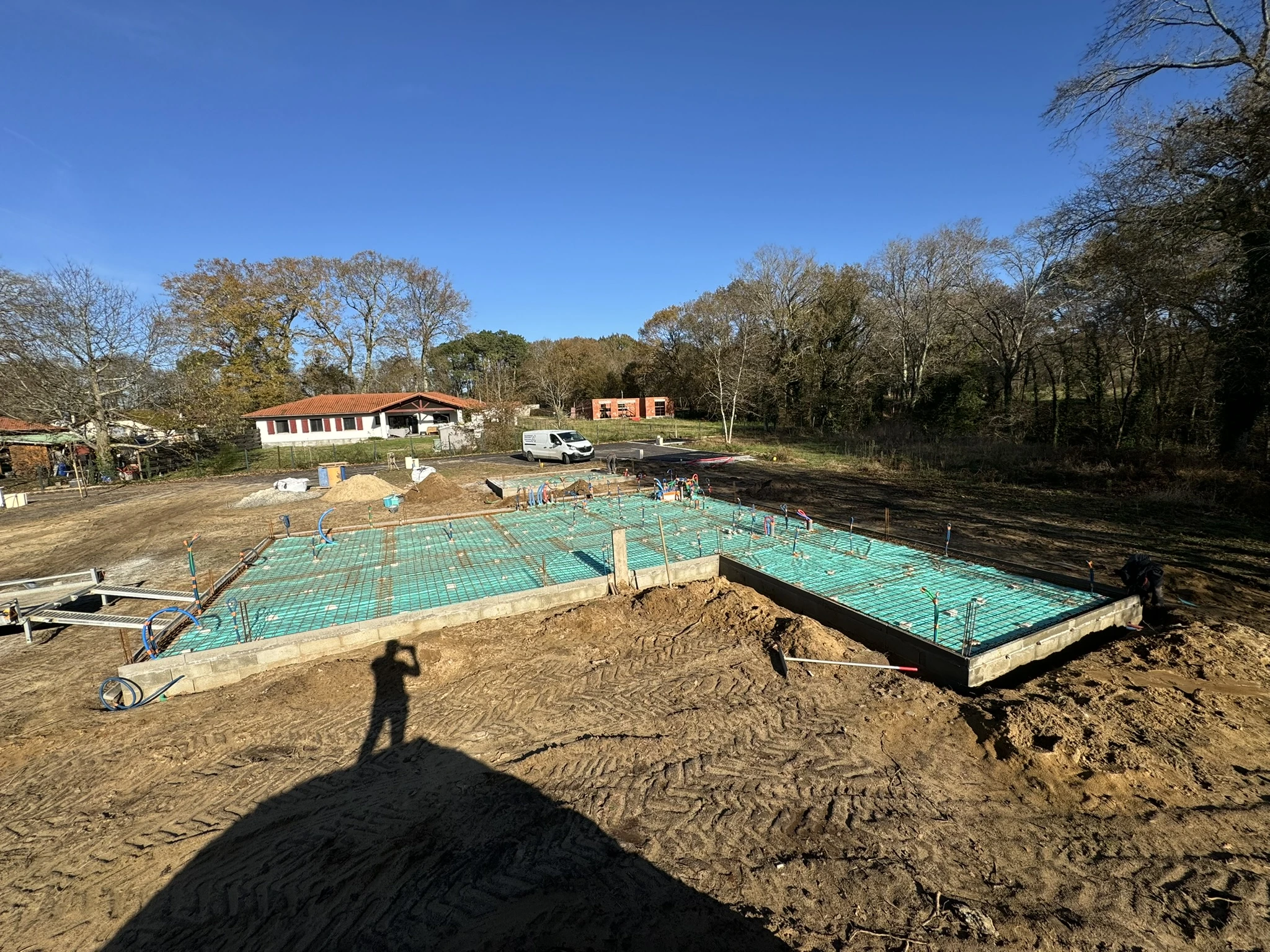 Préparation dalle - St Geours de Saint-Geours-de-Maremne